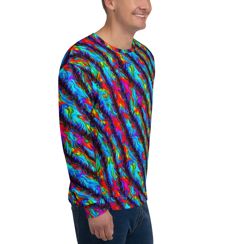 Firelight Current on Sweatshirt — Right Front
