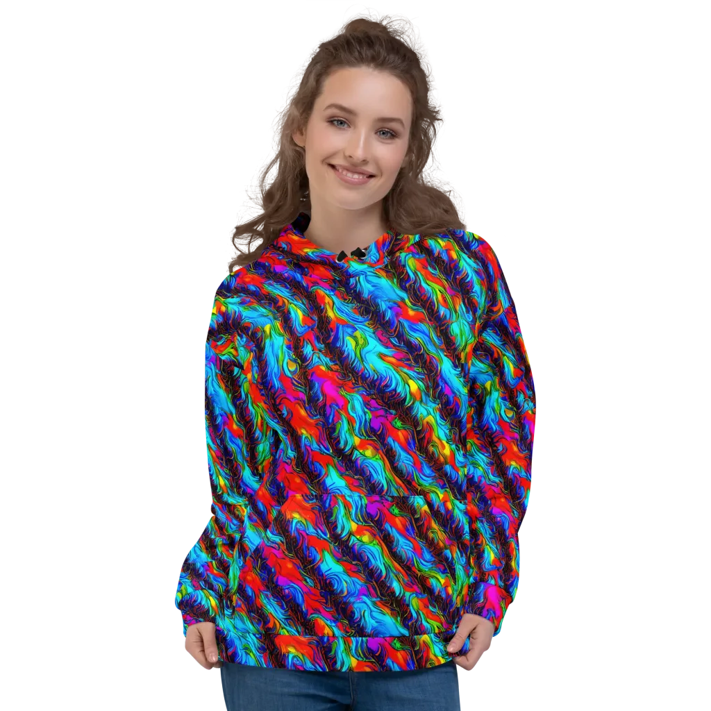 Firelight Current on Hoodie — Front