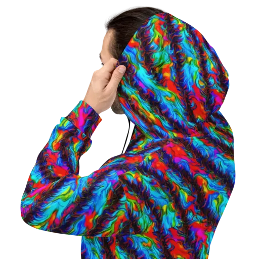 Firelight Current on a Hoodie