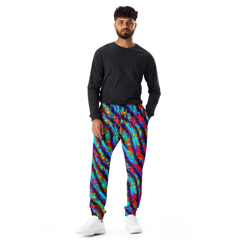 Firelight Current on Men's Joggers — Front