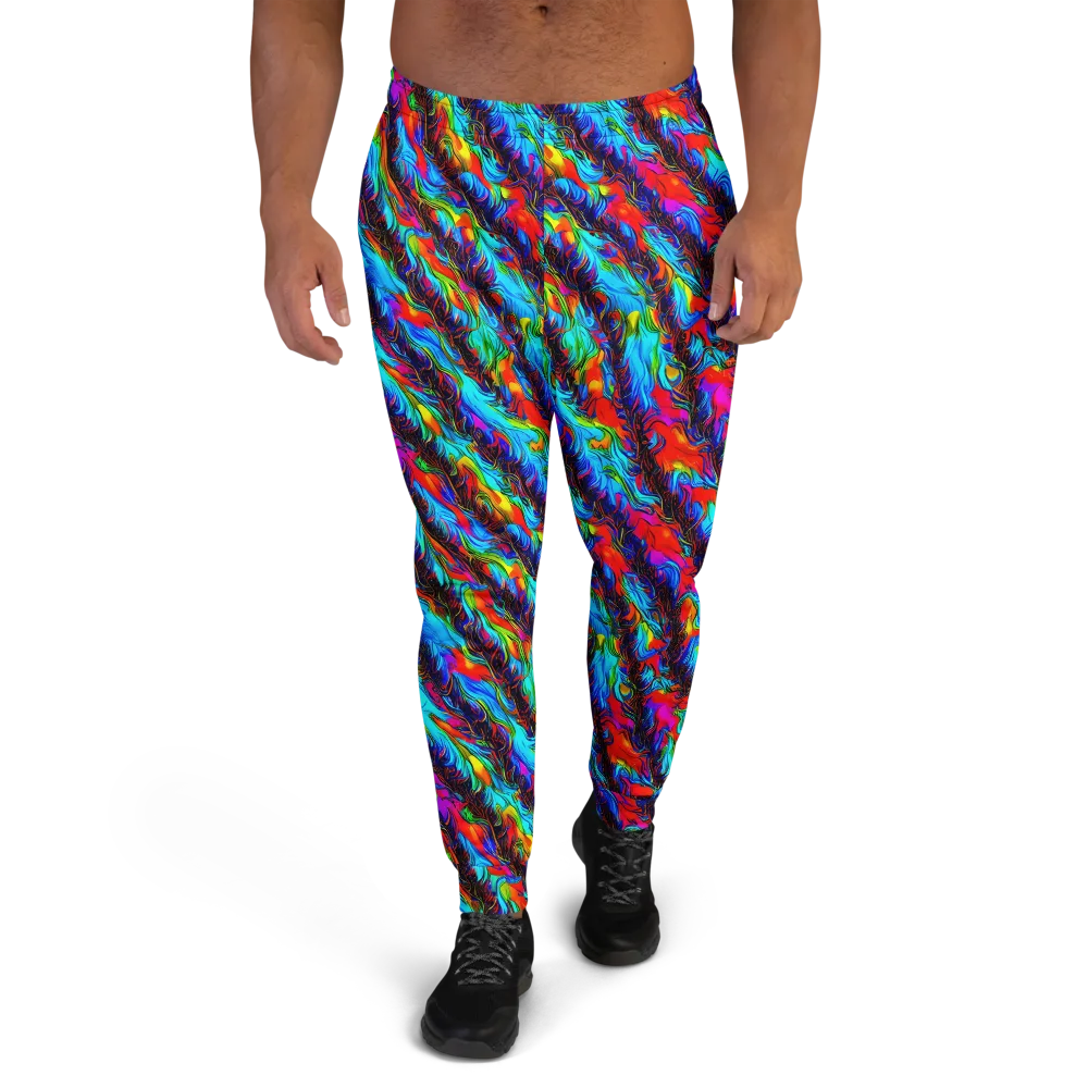 Firelight Current on Men's Joggers — Front