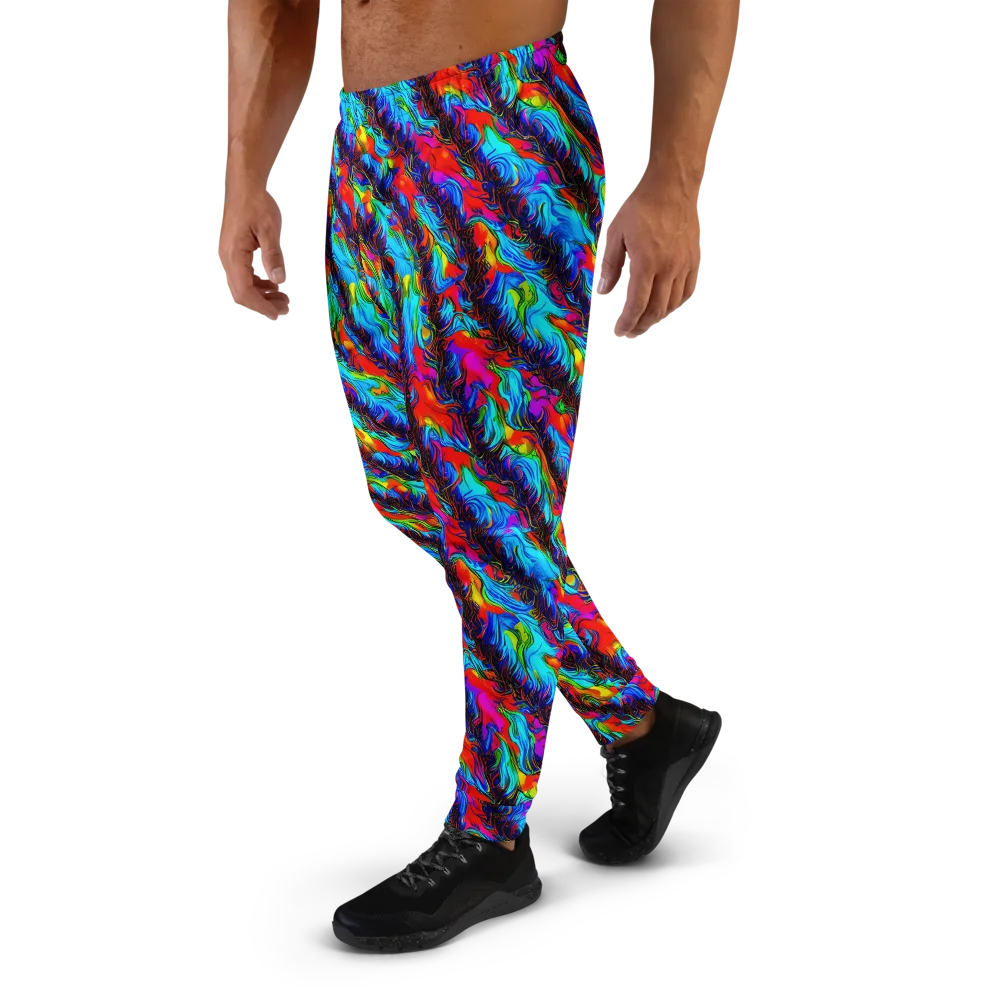 Firelight Current on Men's Joggers — Left
