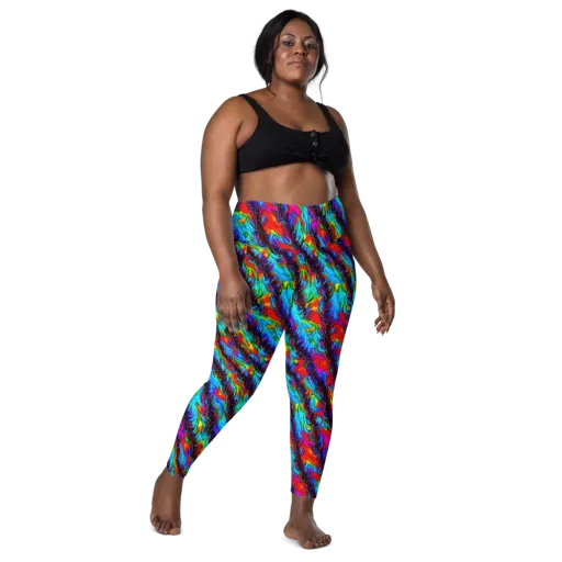Firelight Current on a Leggings with Pockets