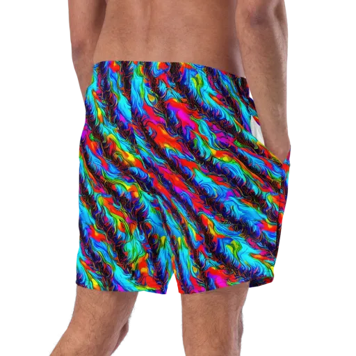 Firelight Current on a Swim Trunks