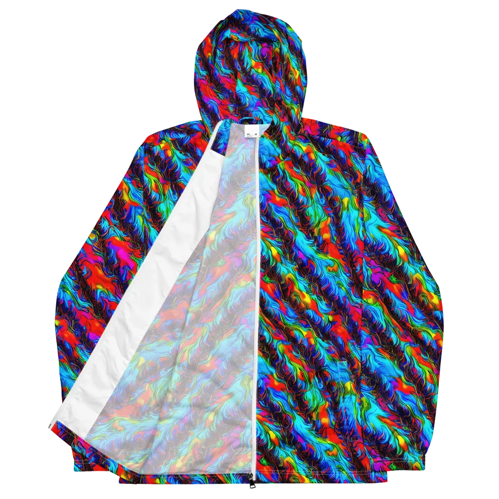 Firelight Current on Men's Windbreaker — Front