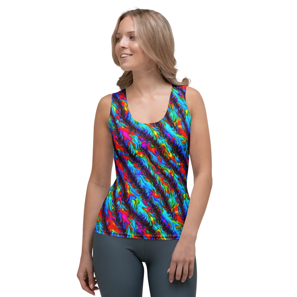 Firelight Current on Women's Tank Top — Front