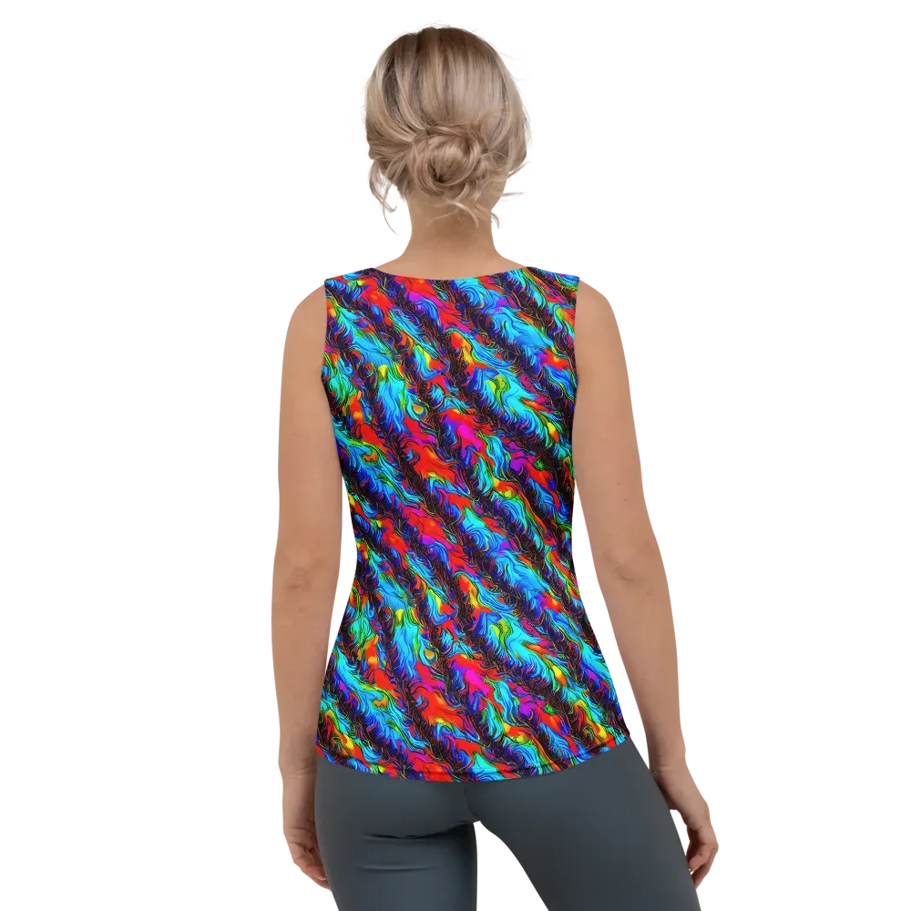 Firelight Current on Women's Tank Top — Back