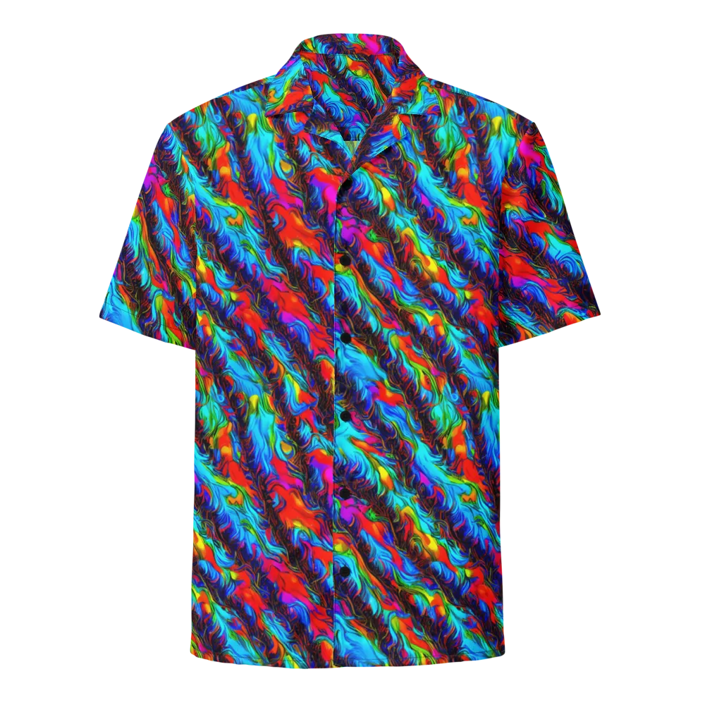Firelight Current on Button Shirt — Front