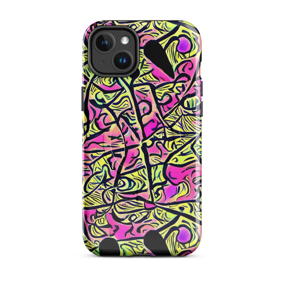 Luminous Scribble on MagSafe Tough Case for iPhone® — Front
