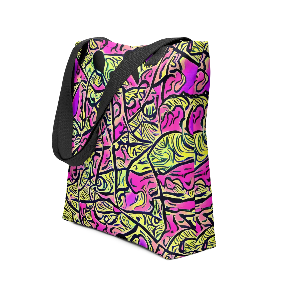 Luminous Scribble on Tote Bag — Front
