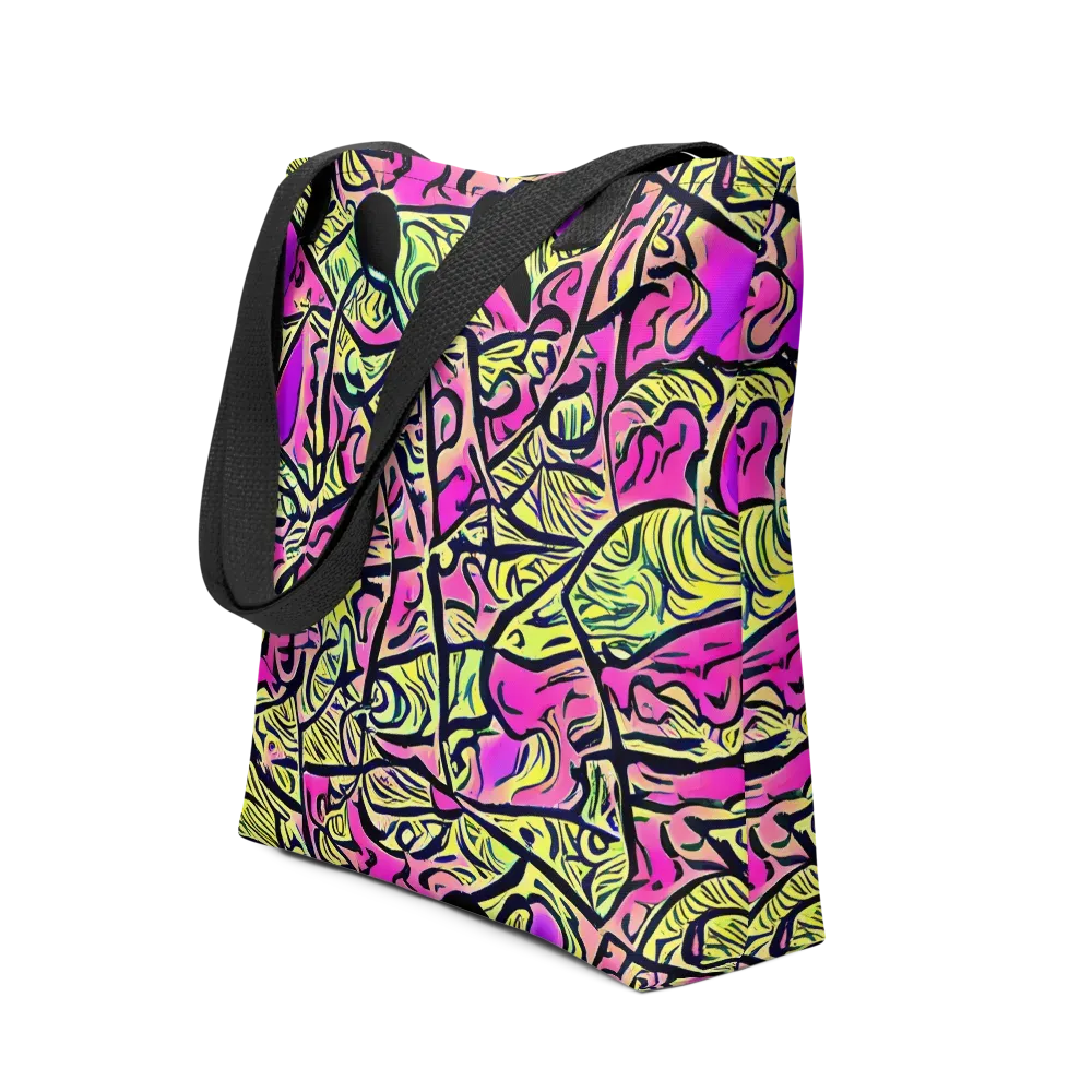 Luminous Scribble on Tote Bag — Front