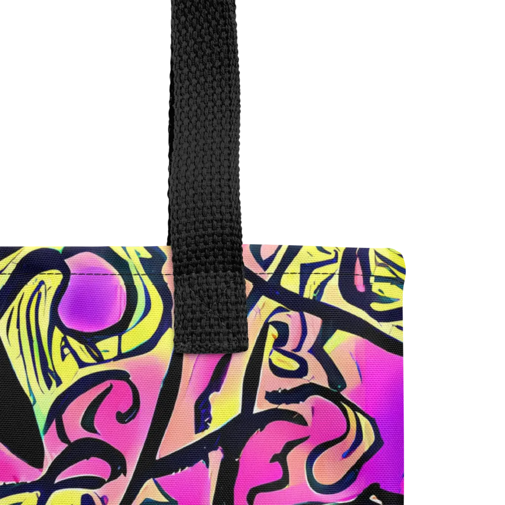 Luminous Scribble on Tote Bag — Product details