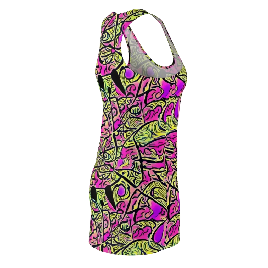 Luminous Scribble on Racerback Dress — Back Side