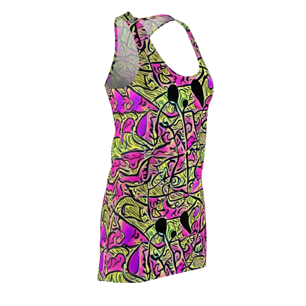 Luminous Scribble on Racerback Dress — Front Side