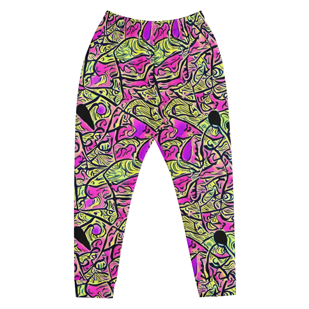 Luminous Scribble on Men's Joggers — Front