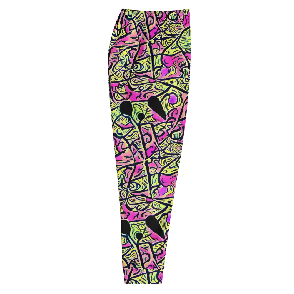 Luminous Scribble on Men's Joggers — Right