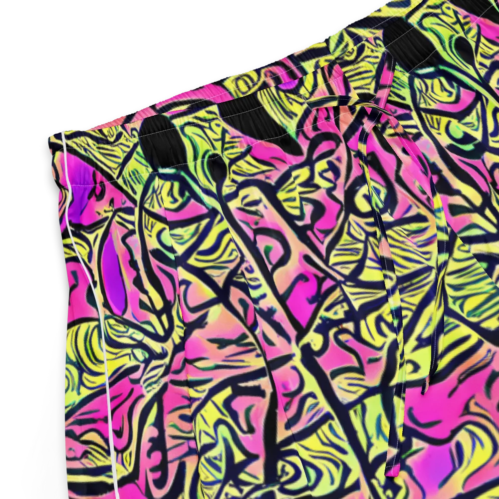 Luminous Scribble on Women's Pajama Shorts — Product details