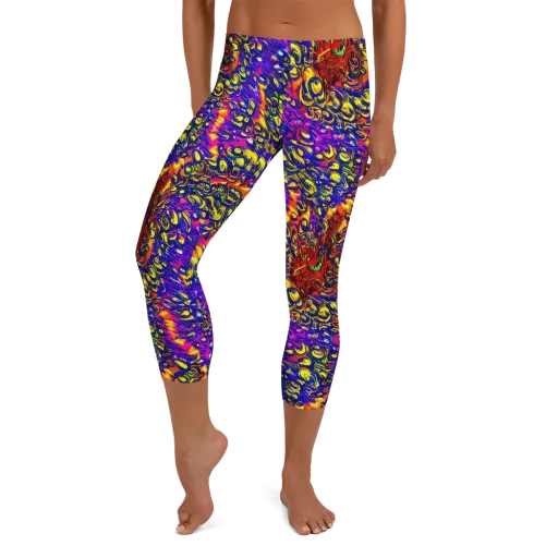 Sonic Colorwave on a Capri Leggings