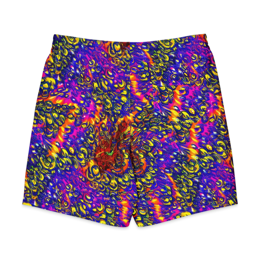 Sonic Colorwave on Men's Board Shorts — Back