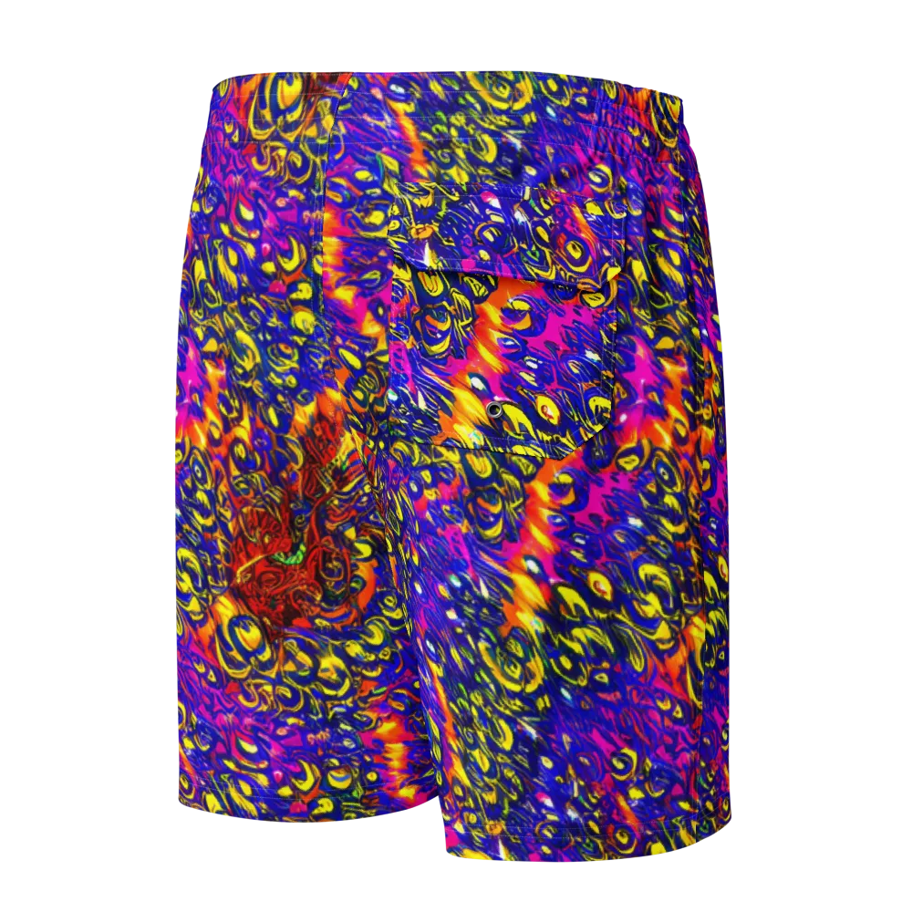 Sonic Colorwave on Men's Board Shorts — Back