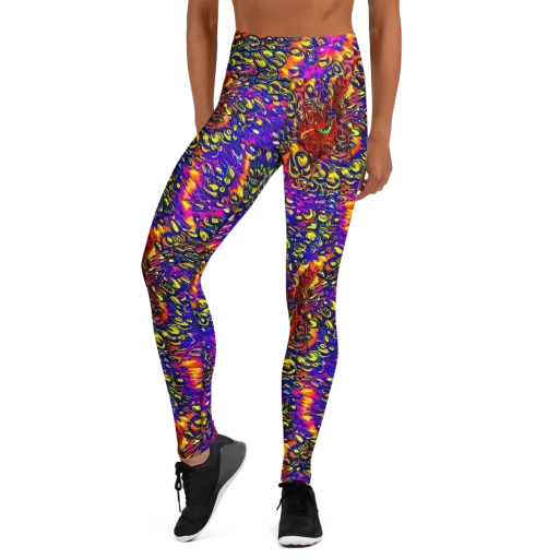 Sonic Colorwave on a Yoga Leggings