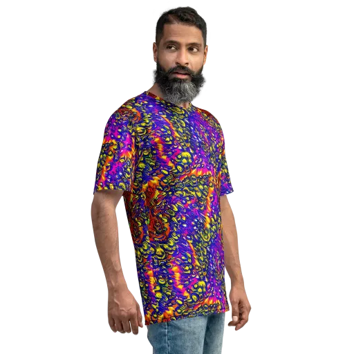 Sonic Colorwave on a Men's Crew Neck T-Shirt