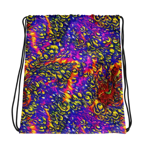 Sonic Colorwave on a Drawstring Bag