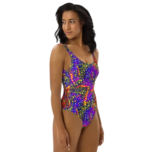 Sonic Colorwave on a One-Piece Swimsuit