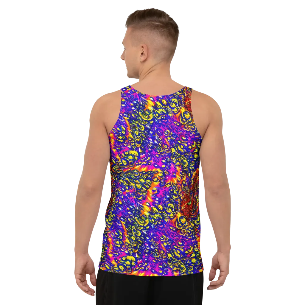 Sonic Colorwave on Men's Tank Top — Back