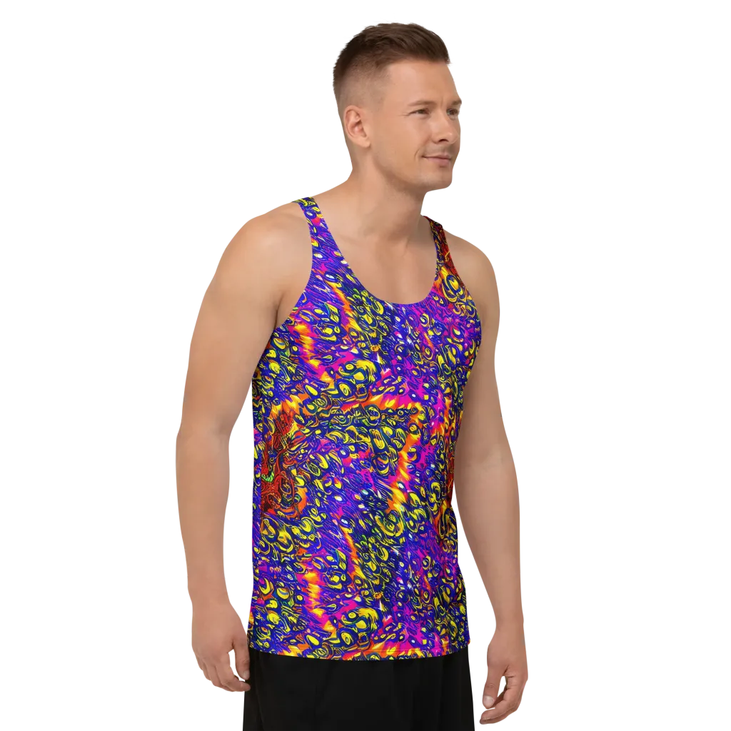 Sonic Colorwave on Men's Tank Top — Right Front