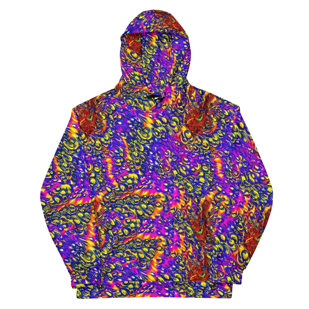 Sonic Colorwave on Cotton Hoodie — Front
