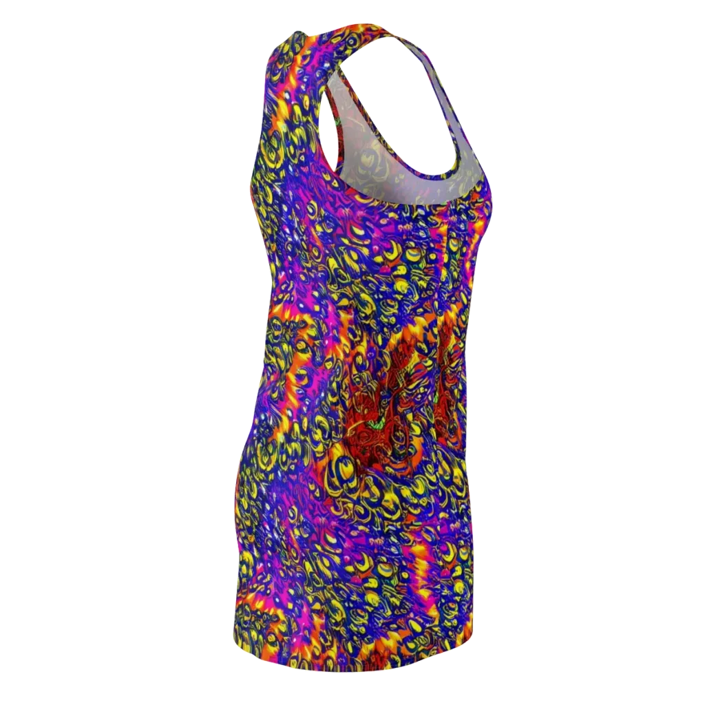 Sonic Colorwave on Racerback Dress — Back Side