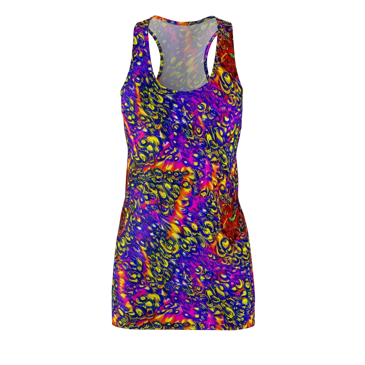 Sonic Colorwave on Racerback Dress — Front