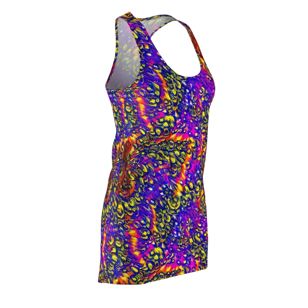 Sonic Colorwave on Racerback Dress — Front Side