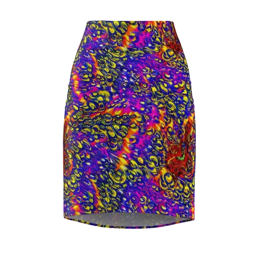 Sonic Colorwave on a Pencil Skirt