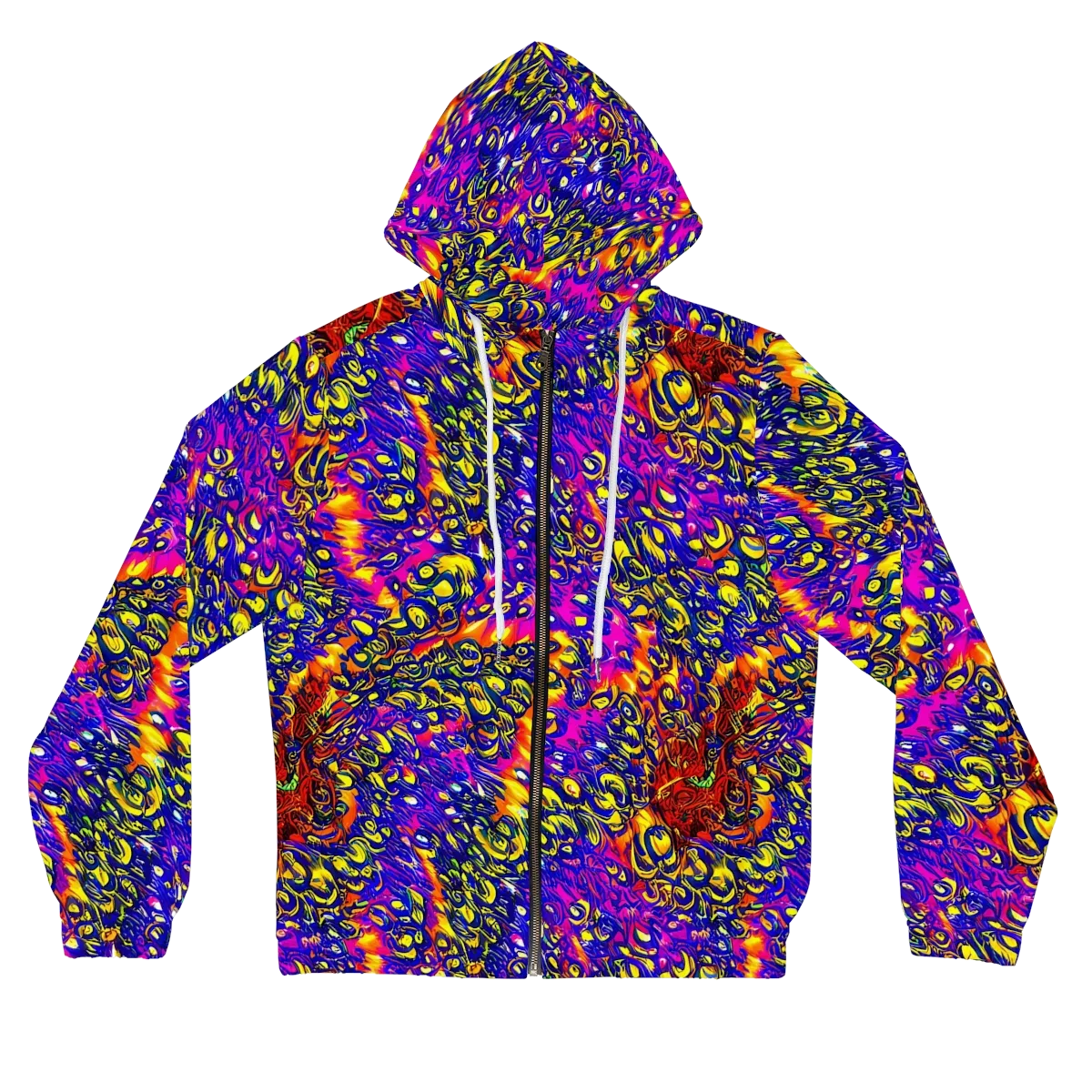 Sonic Colorwave on Women's Full-Zip Hoodie — Front