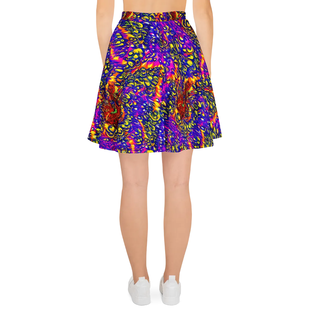 Sonic Colorwave on Skater Skirt — Back