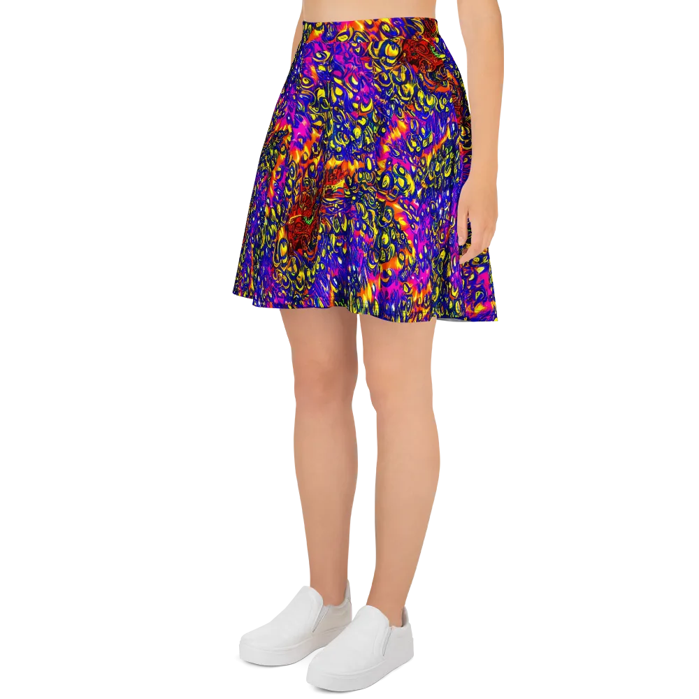 Sonic Colorwave on Skater Skirt — Left