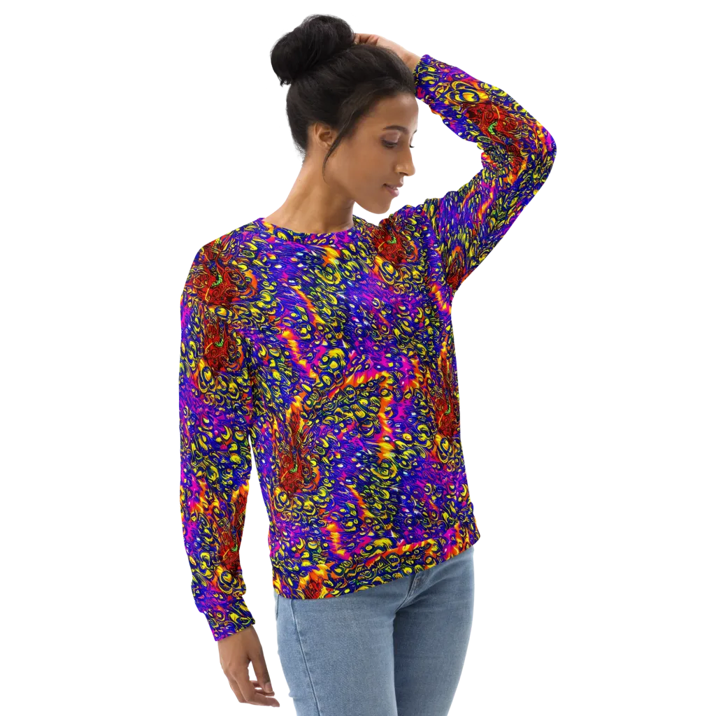 Sonic Colorwave on Sweatshirt — Right Front