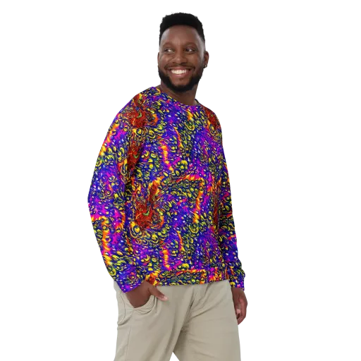 Sonic Colorwave on a Sweatshirt
