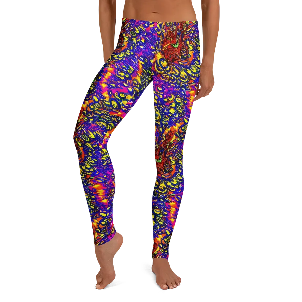 Sonic Colorwave on Leggings — Front