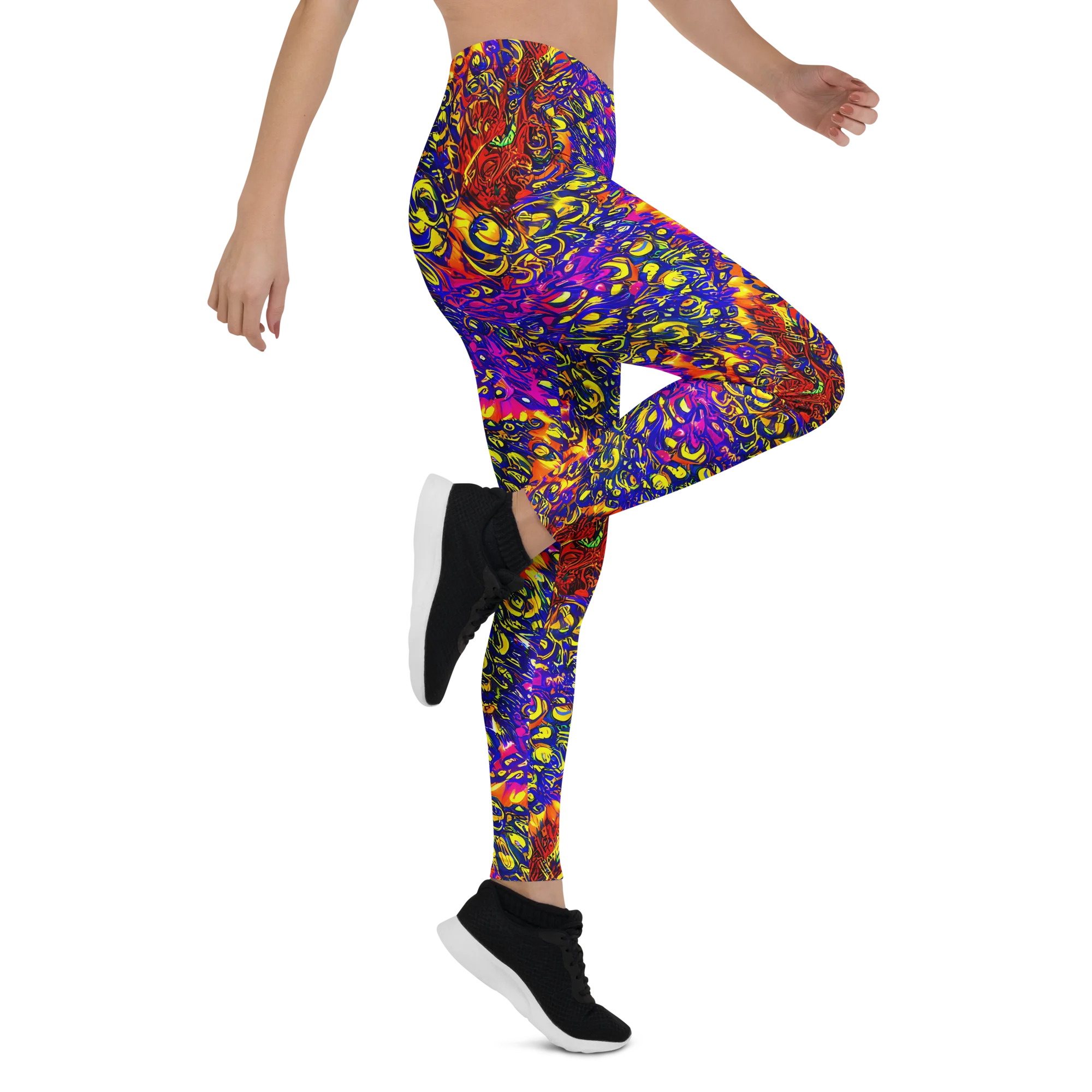 Sonic Colorwave on Leggings — Right