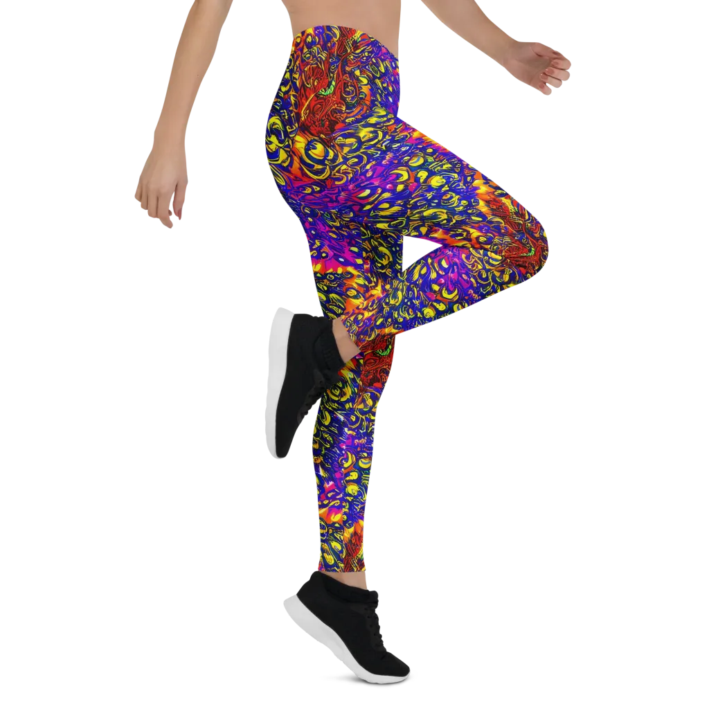 Sonic Colorwave on Leggings — Right