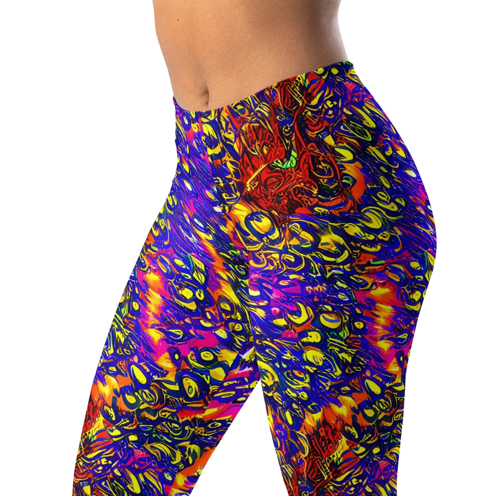Sonic Colorwave on Leggings — Left Front