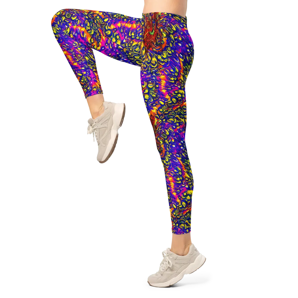 Sonic Colorwave on Leggings — Left