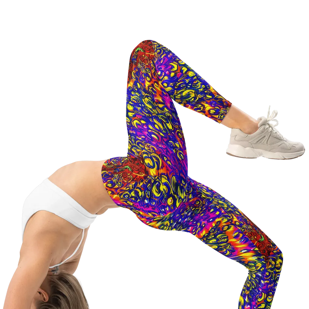 Sonic Colorwave on Leggings — Right