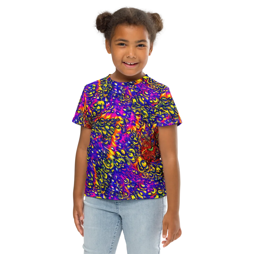 Sonic Colorwave on Kids Crew Neck T-Shirt — Front