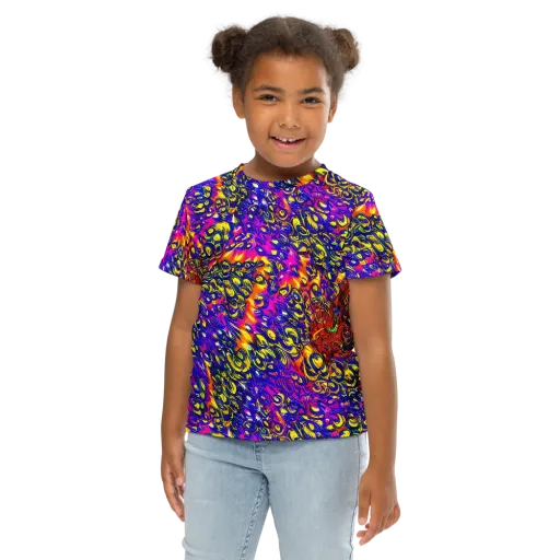 Sonic Colorwave on a Kids Crew Neck T-Shirt