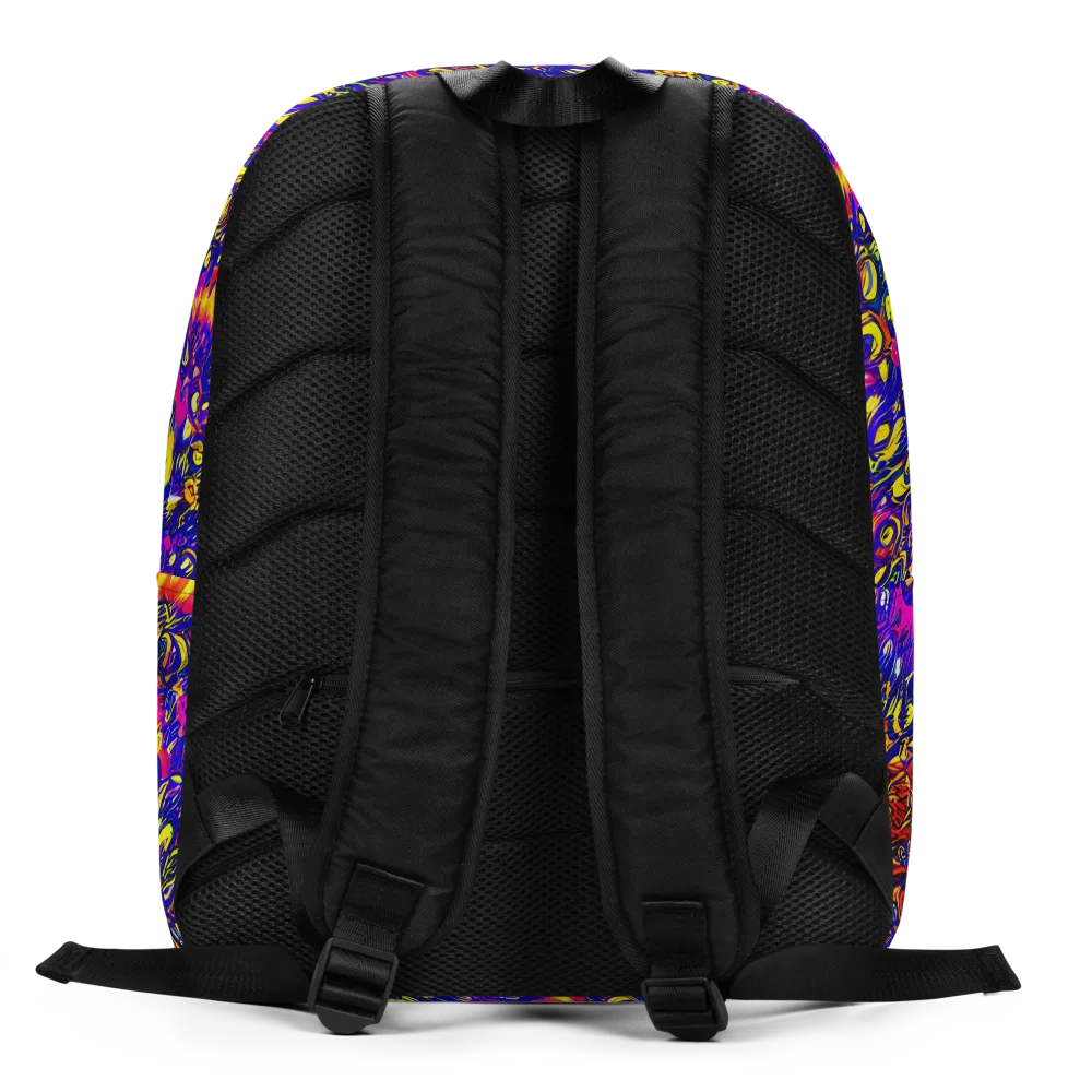 Sonic Colorwave on Minimalist Backpack — Back