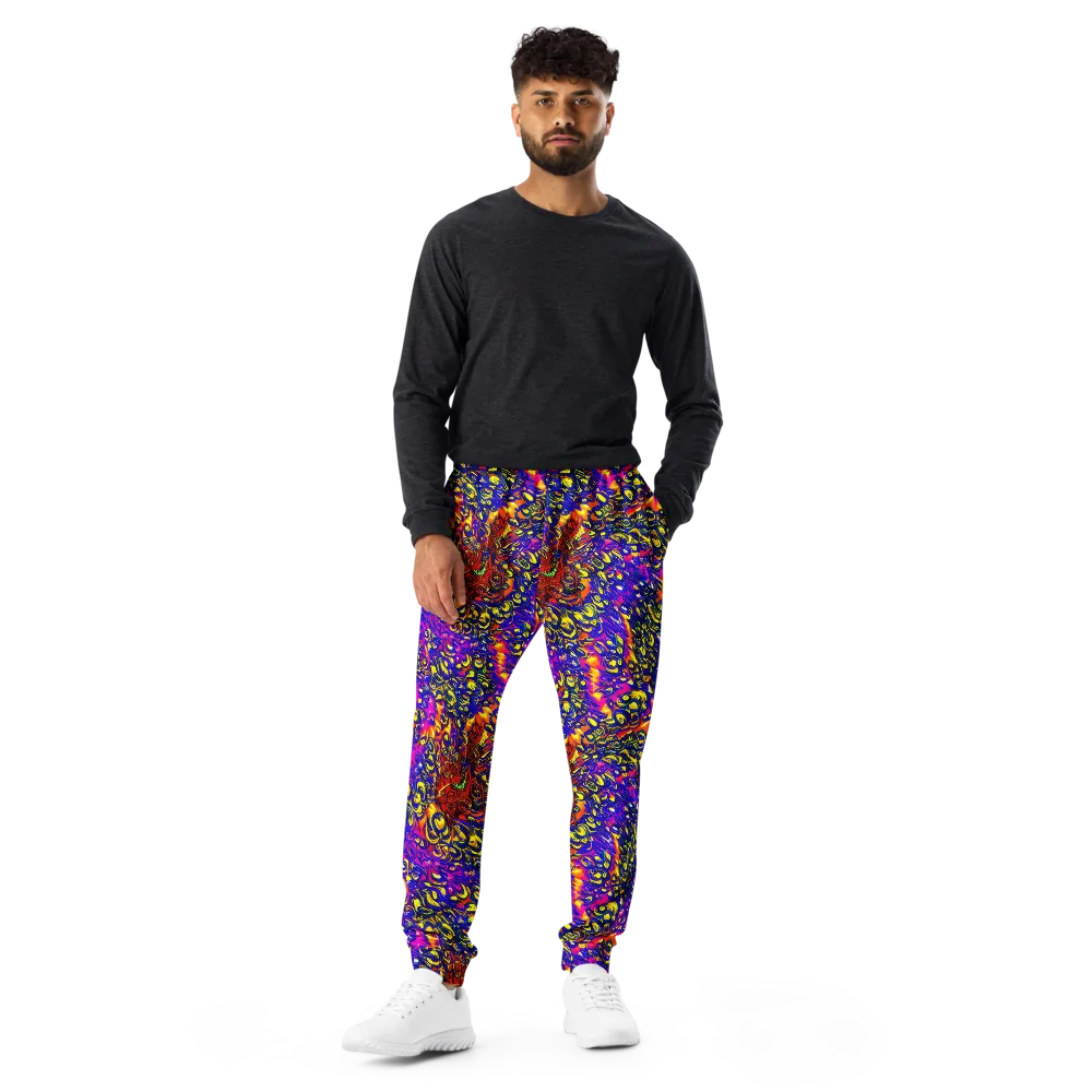 Sonic Colorwave on Men's Joggers — Front